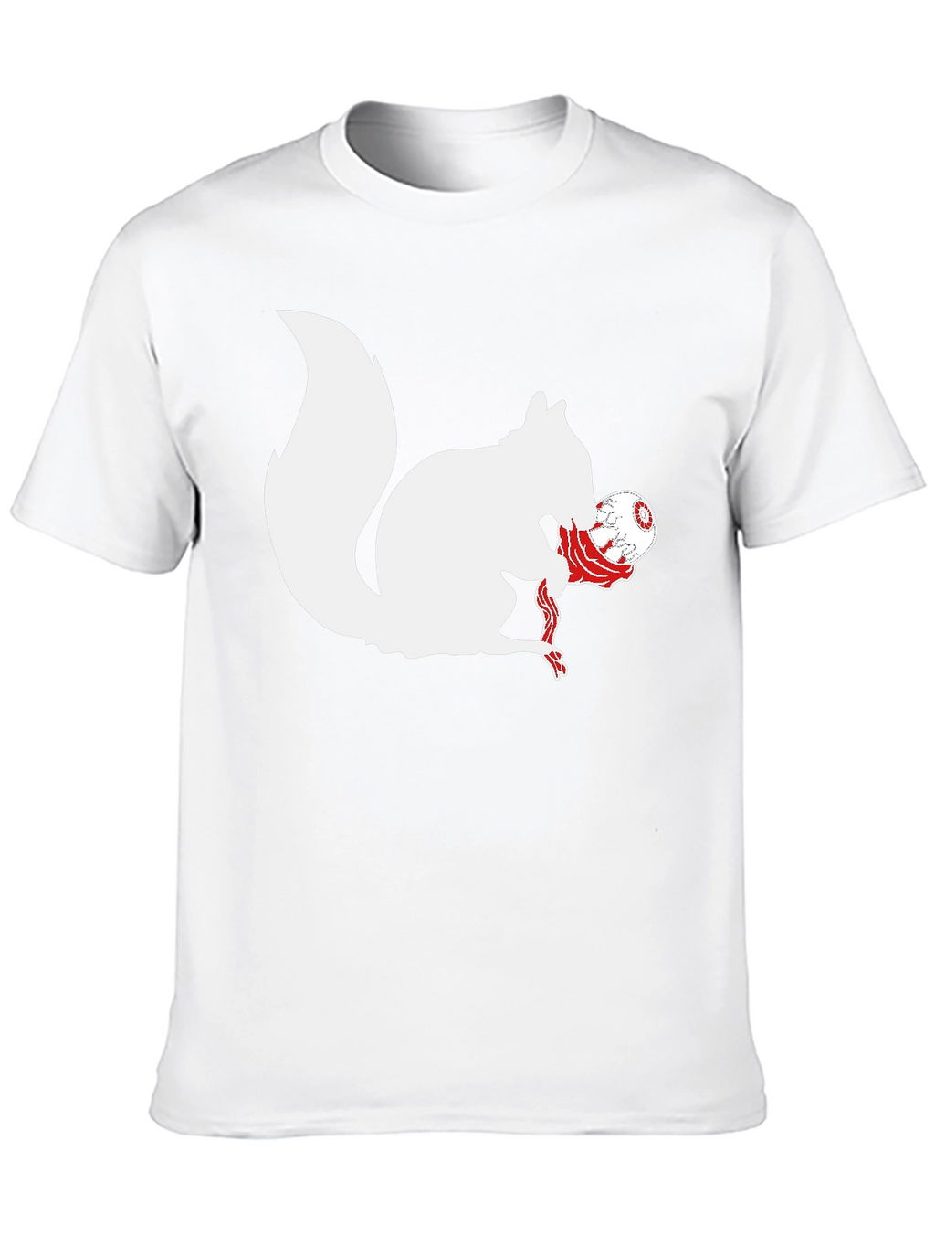 Squirrel Eating Eyeball Graphic T-Shirt
