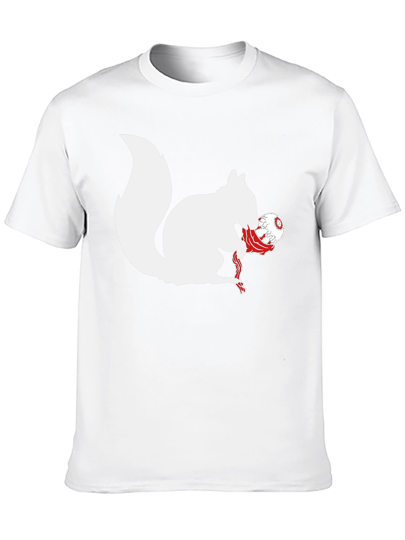 Squirrel Eating Eyeball Graphic T-Shirt
