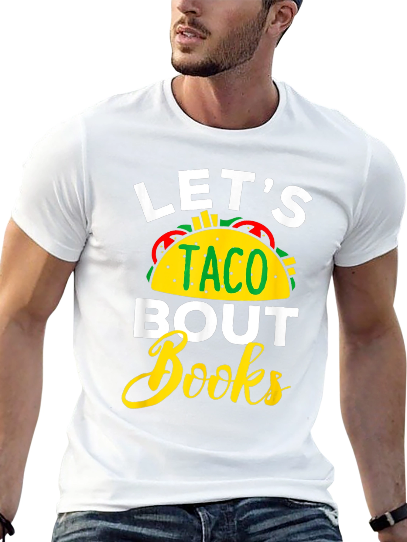 Lets Taco Bout Books - Funny T-Shirt