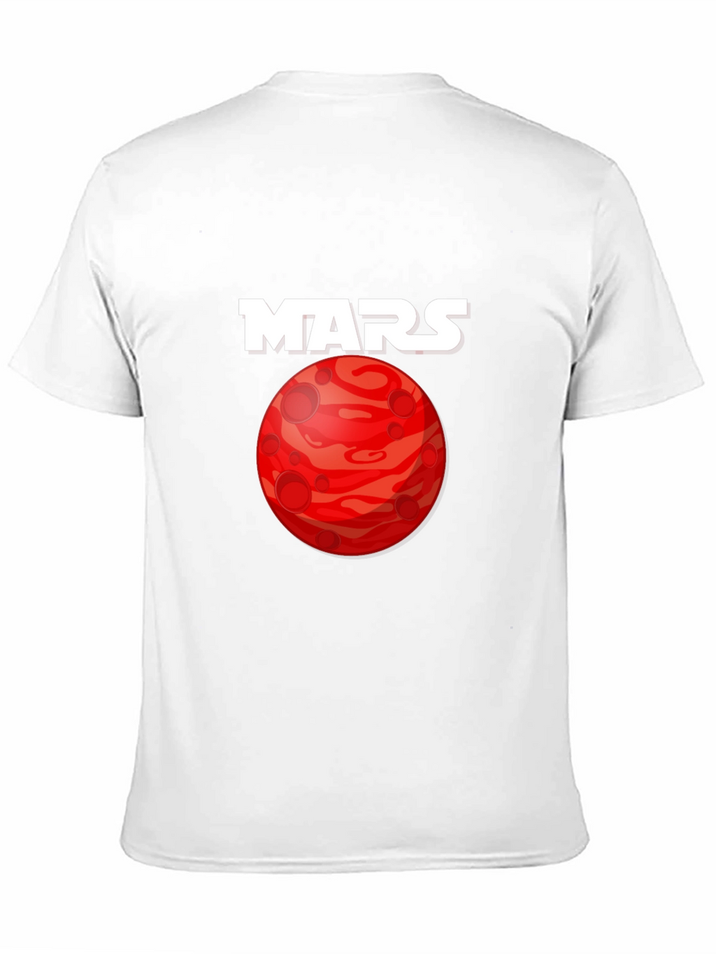 Mars Planet Graphic T-Shirt - Space Exploration Tee