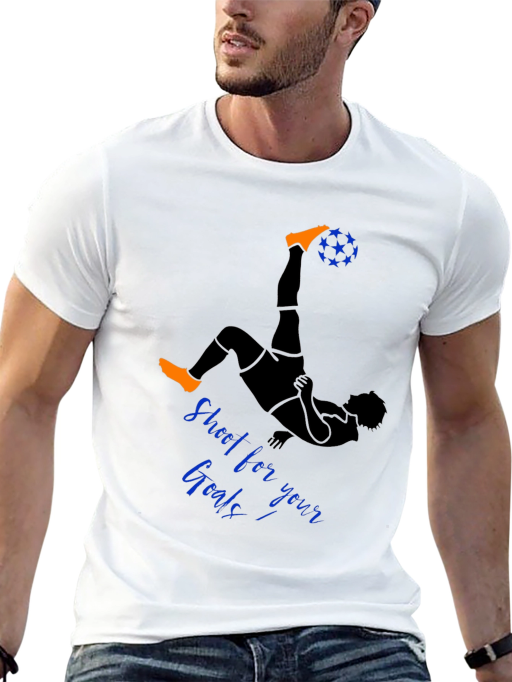 Shoot For Your Goals Graphic Tee