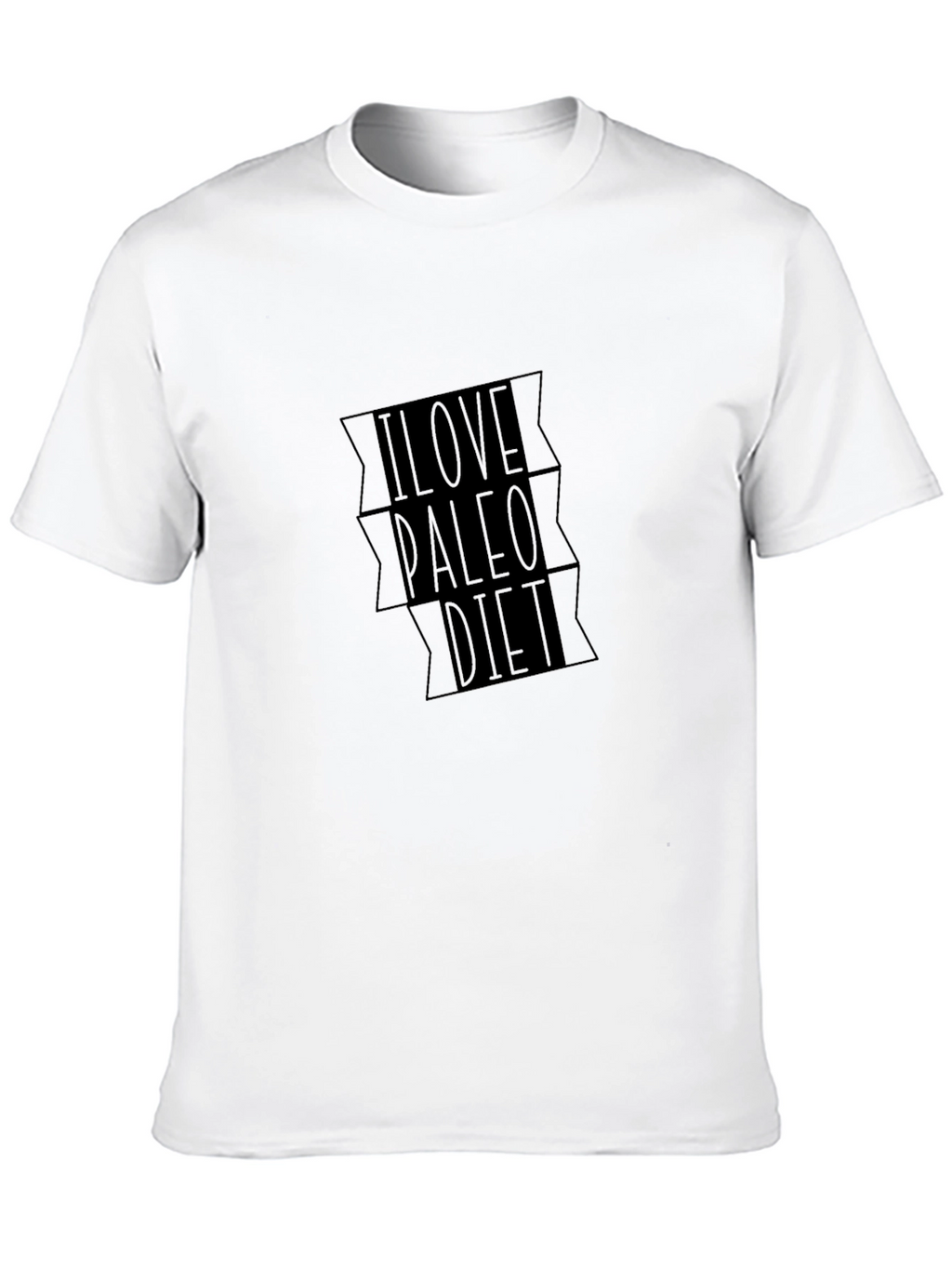 I Love Paleo Diet Black T-Shirt