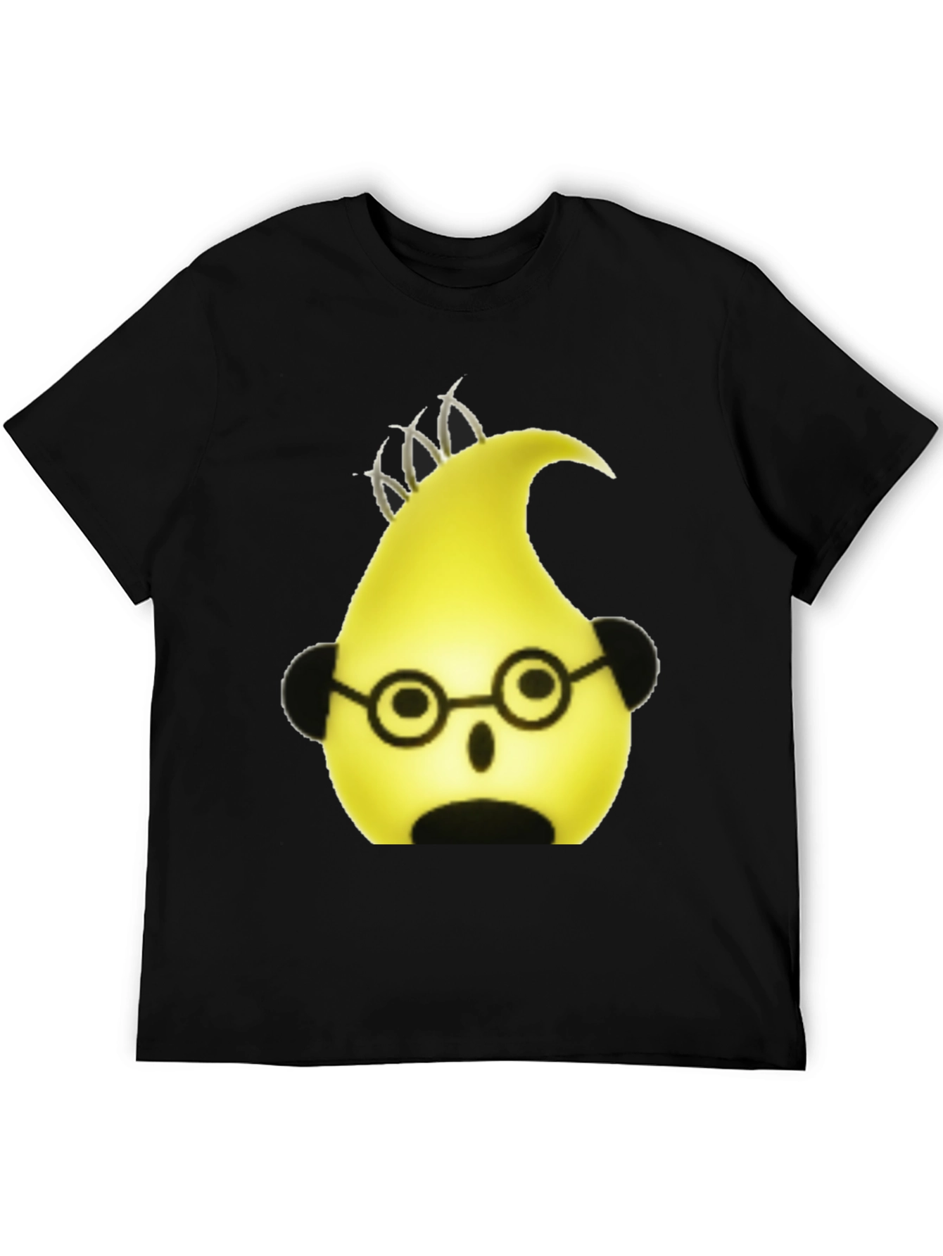 Cartoon Character Black T-Shirt