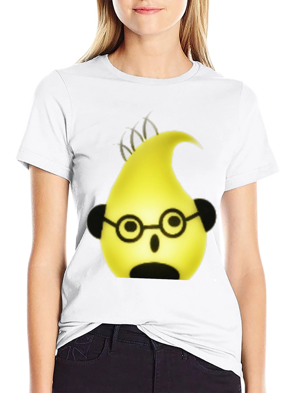 Cartoon Character Black T-Shirt