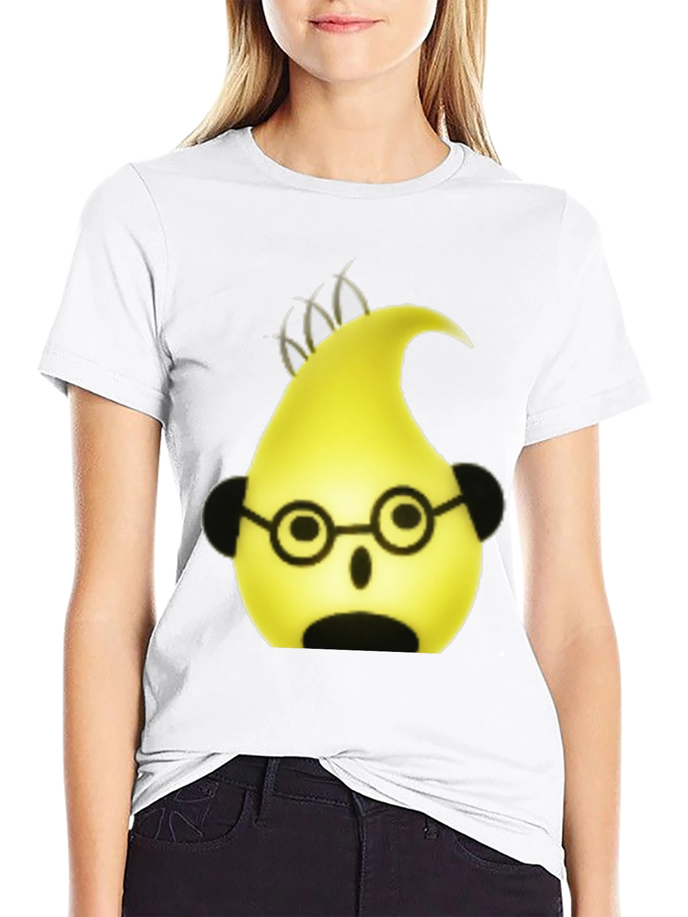 Cartoon Character Black T-Shirt
