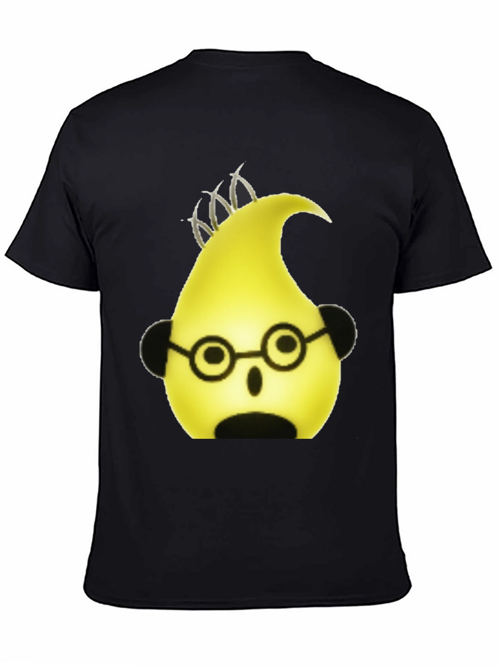 Cartoon Character Black T-Shirt
