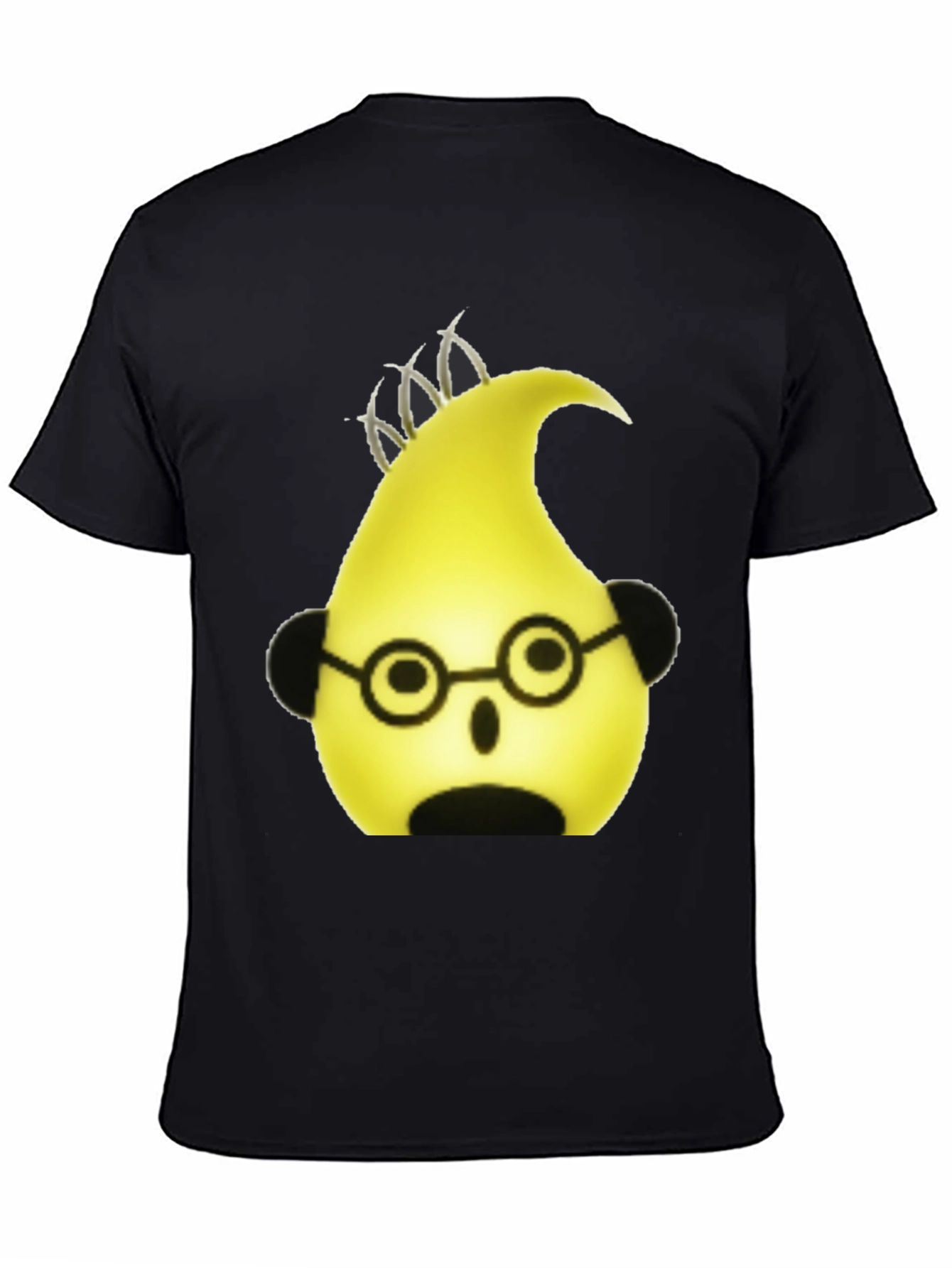 Cartoon Character Black T-Shirt