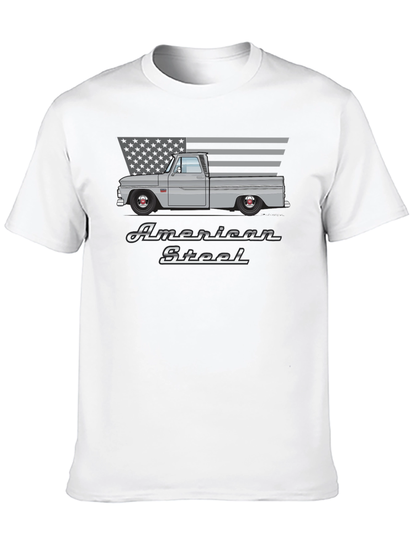 American Steel Truck T-Shirt - Black