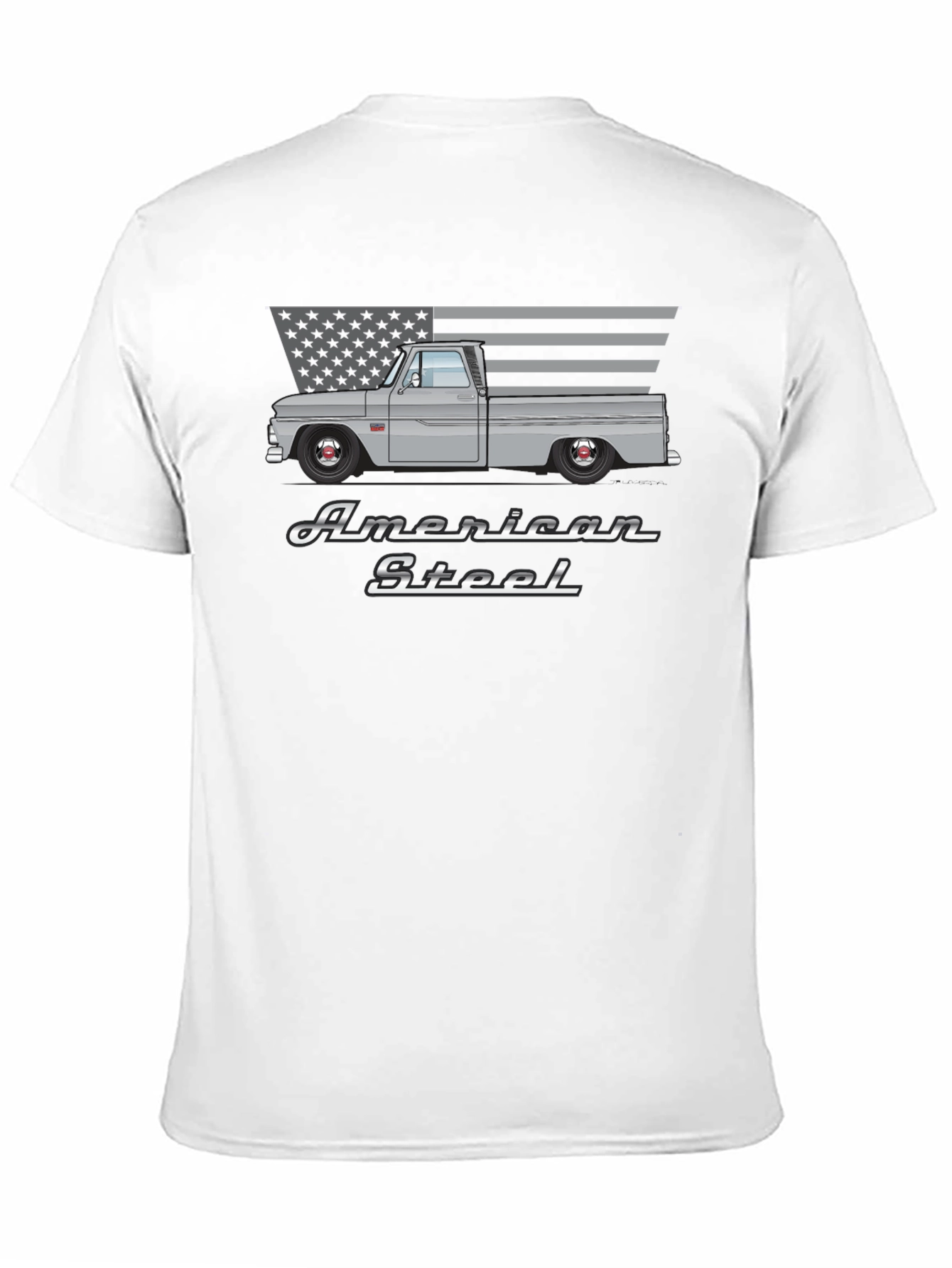 American Steel Truck T-Shirt - Black