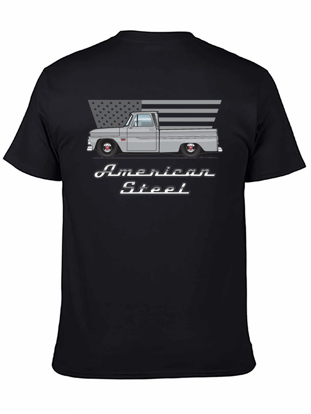 American Steel Truck T-Shirt - Black