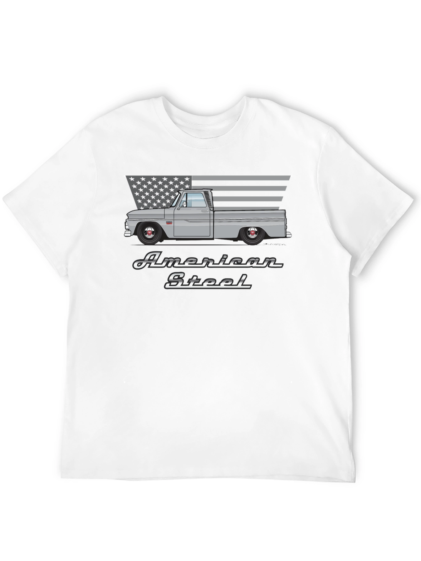 American Steel Truck T-Shirt - Black