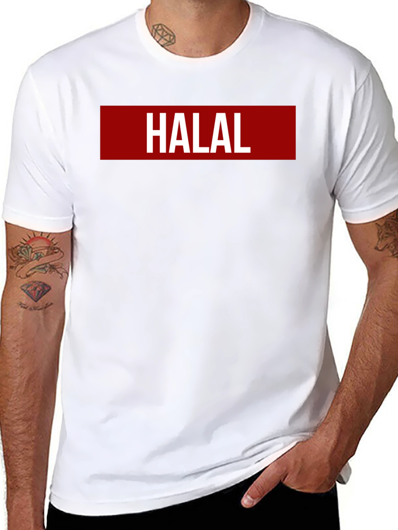 Halal Graphic T-Shirt - Modern Streetwear