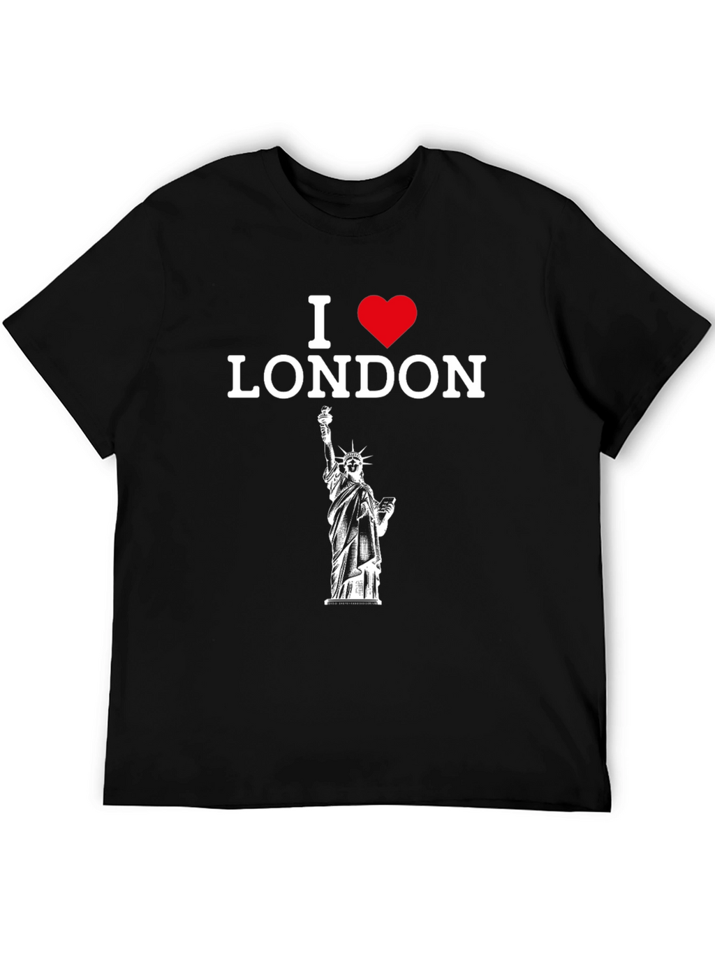 I Love London Statue of Liberty Graphic Tee