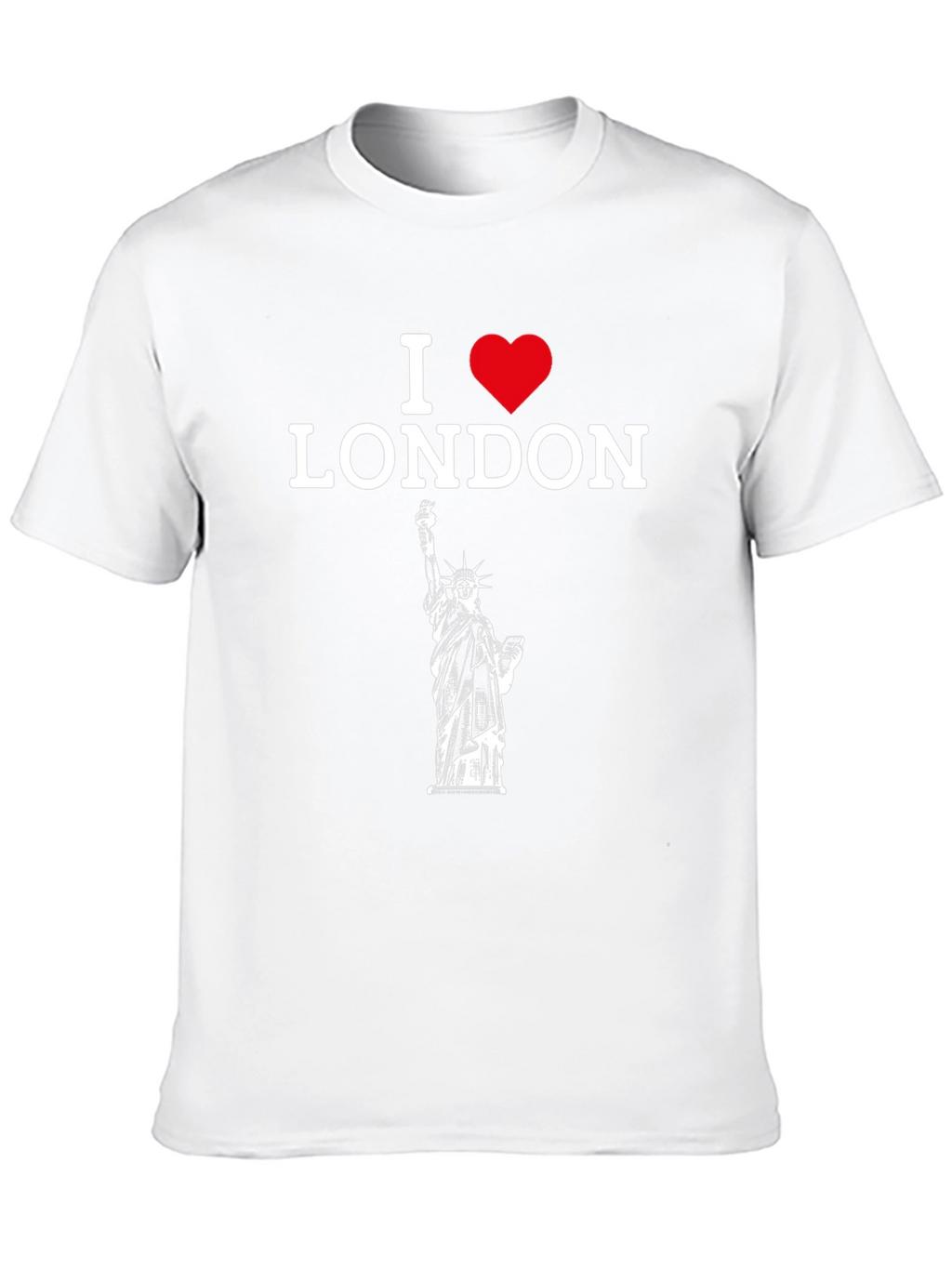 I Love London Statue of Liberty Graphic Tee