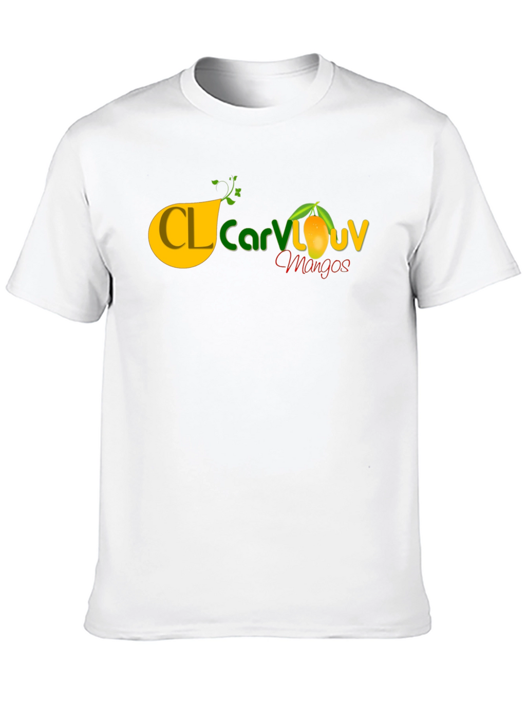 Mango Logo Tee - Casual Black T-Shirt
