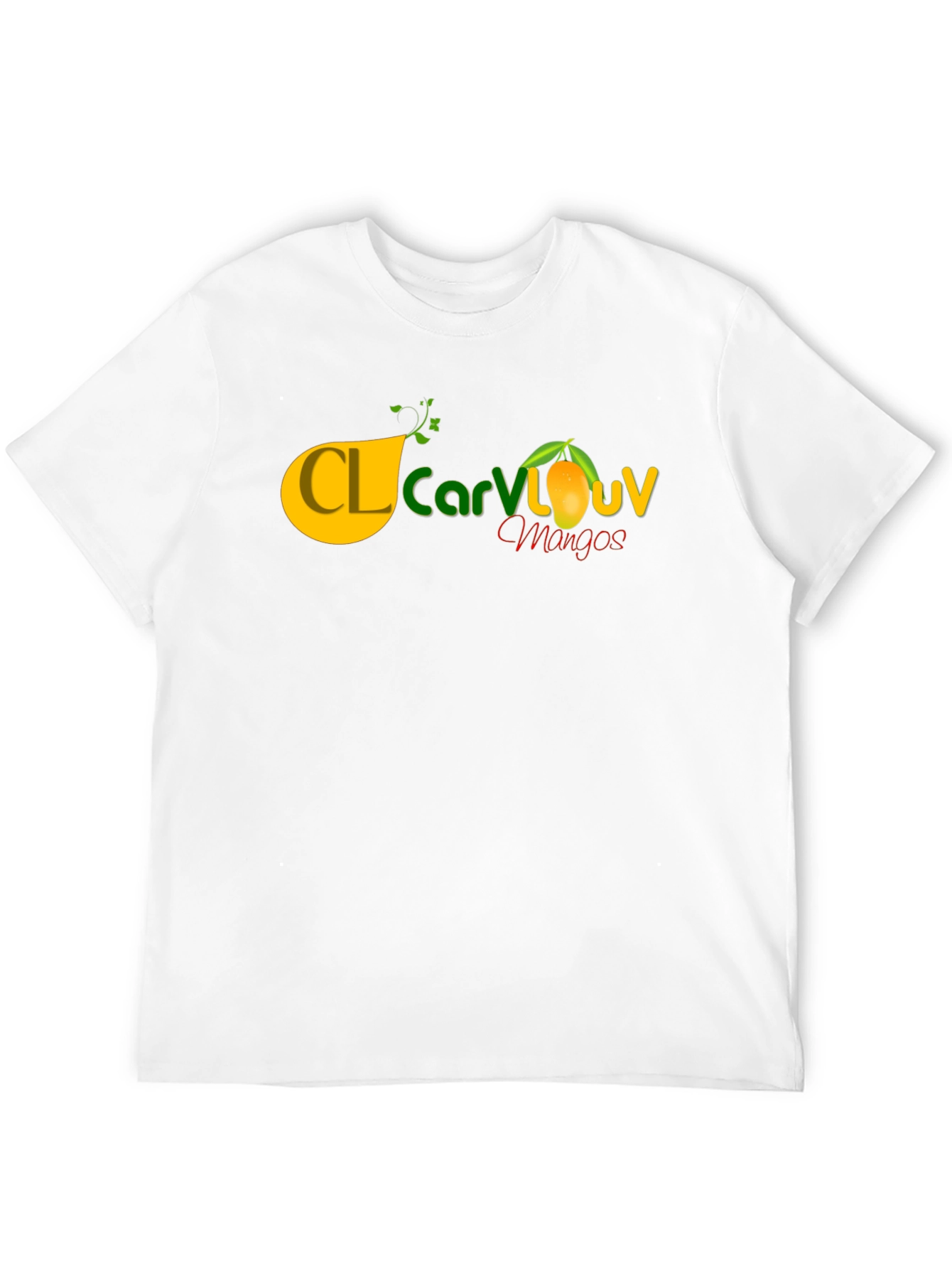 Mango Logo Tee - Casual Black T-Shirt