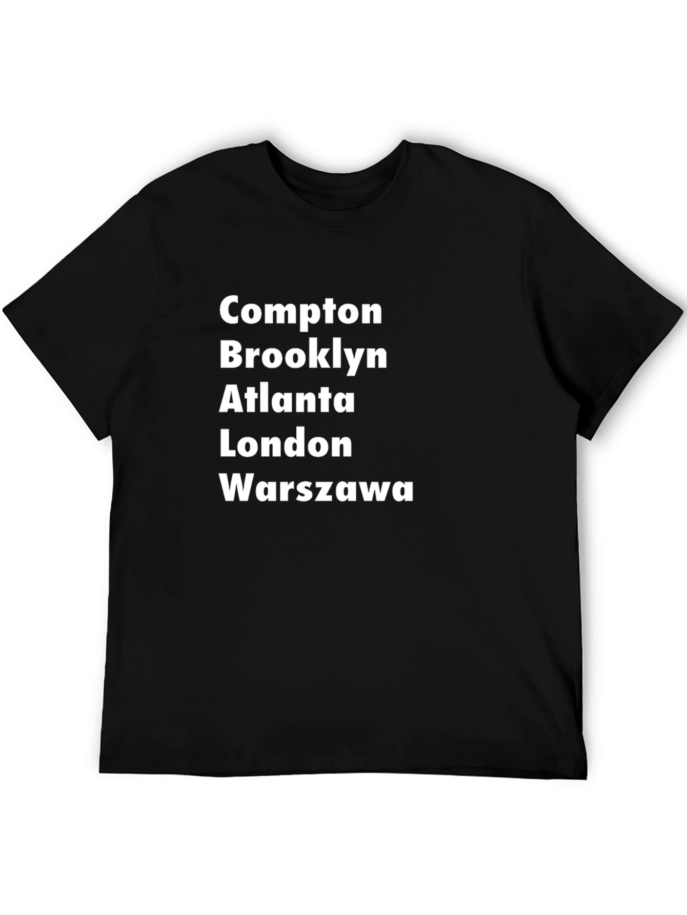Compton Brooklyn Atlanta London Warszawa T-Shirt
