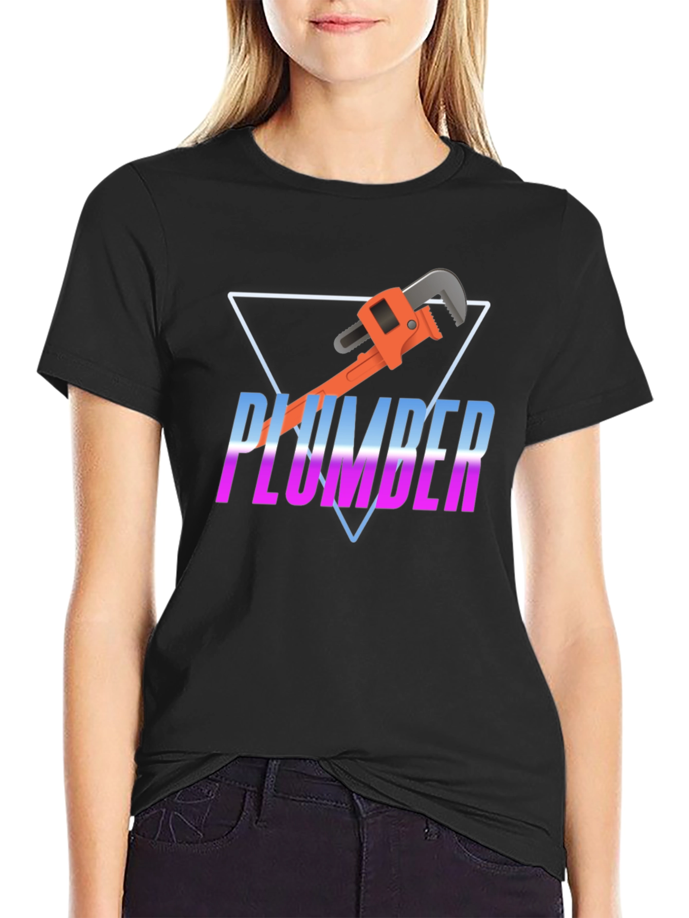 Plumber Retro Graphic Tee - Unique Design
