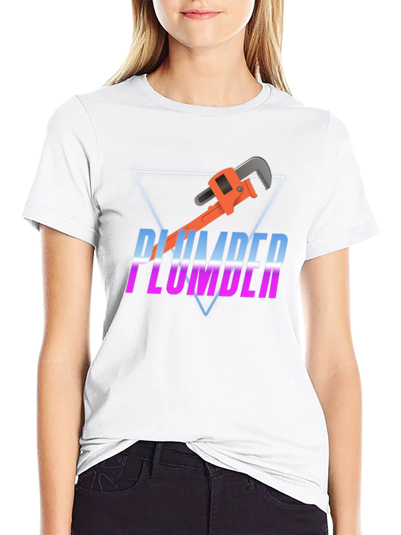 Plumber Retro Graphic Tee - Unique Design