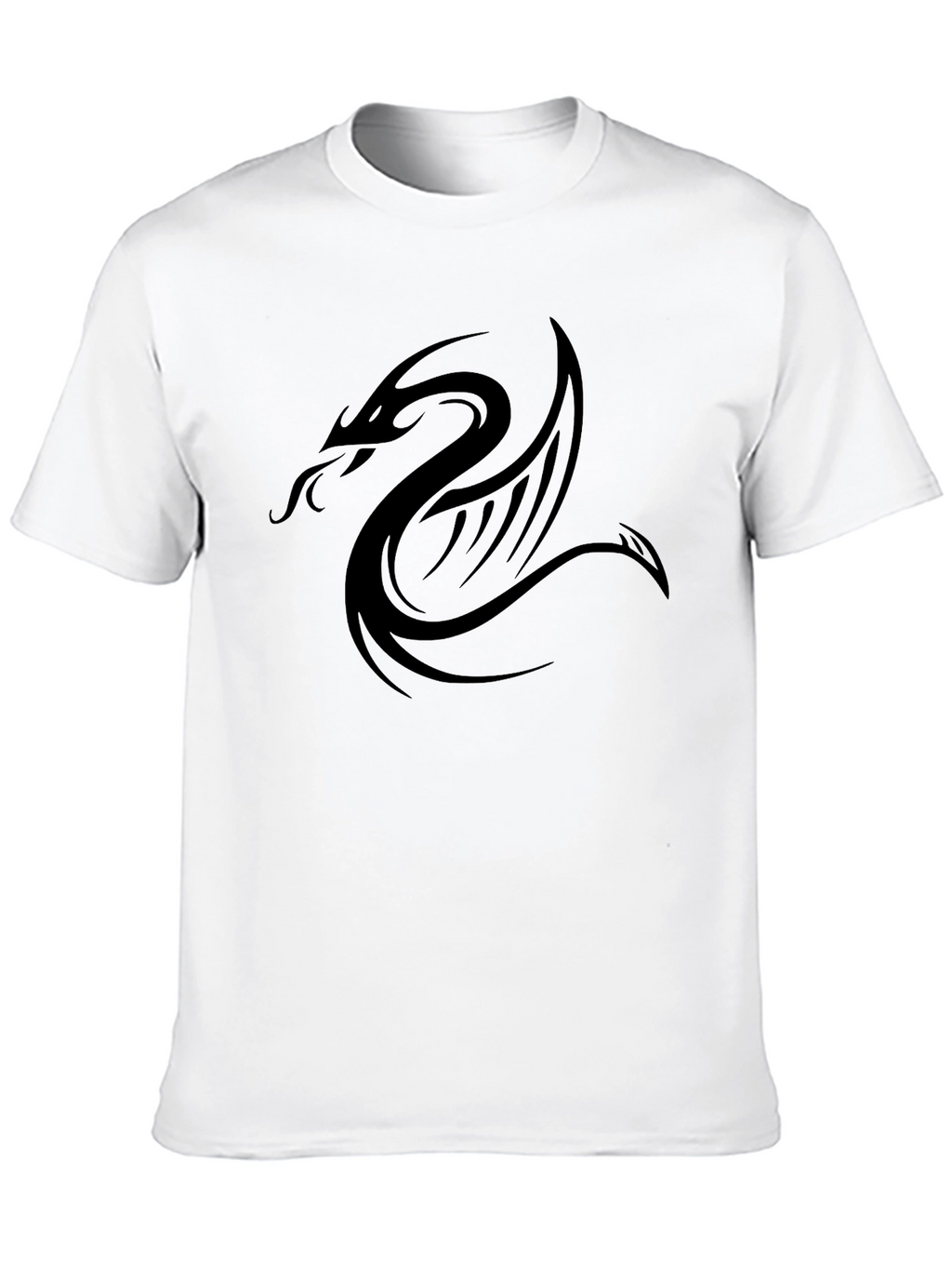 Black Dragon Graphic Tee - Modern Style
