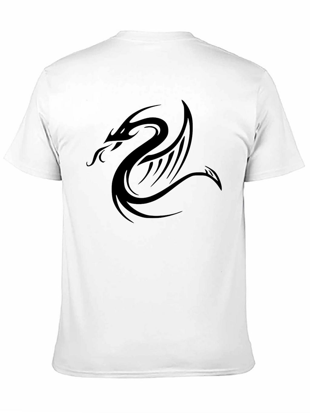 Black Dragon Graphic Tee - Modern Style