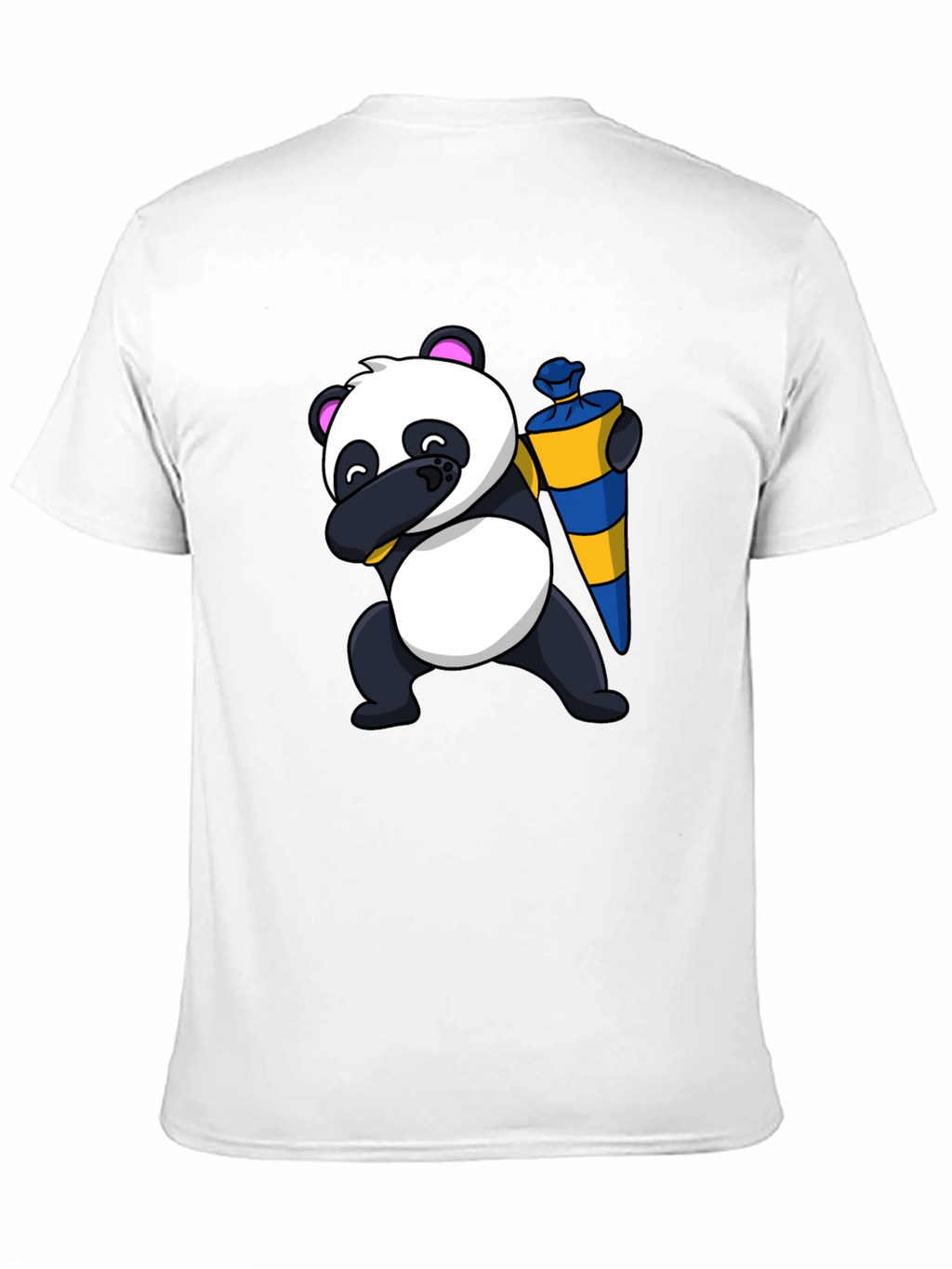 Panda Dab School Cone T-Shirt