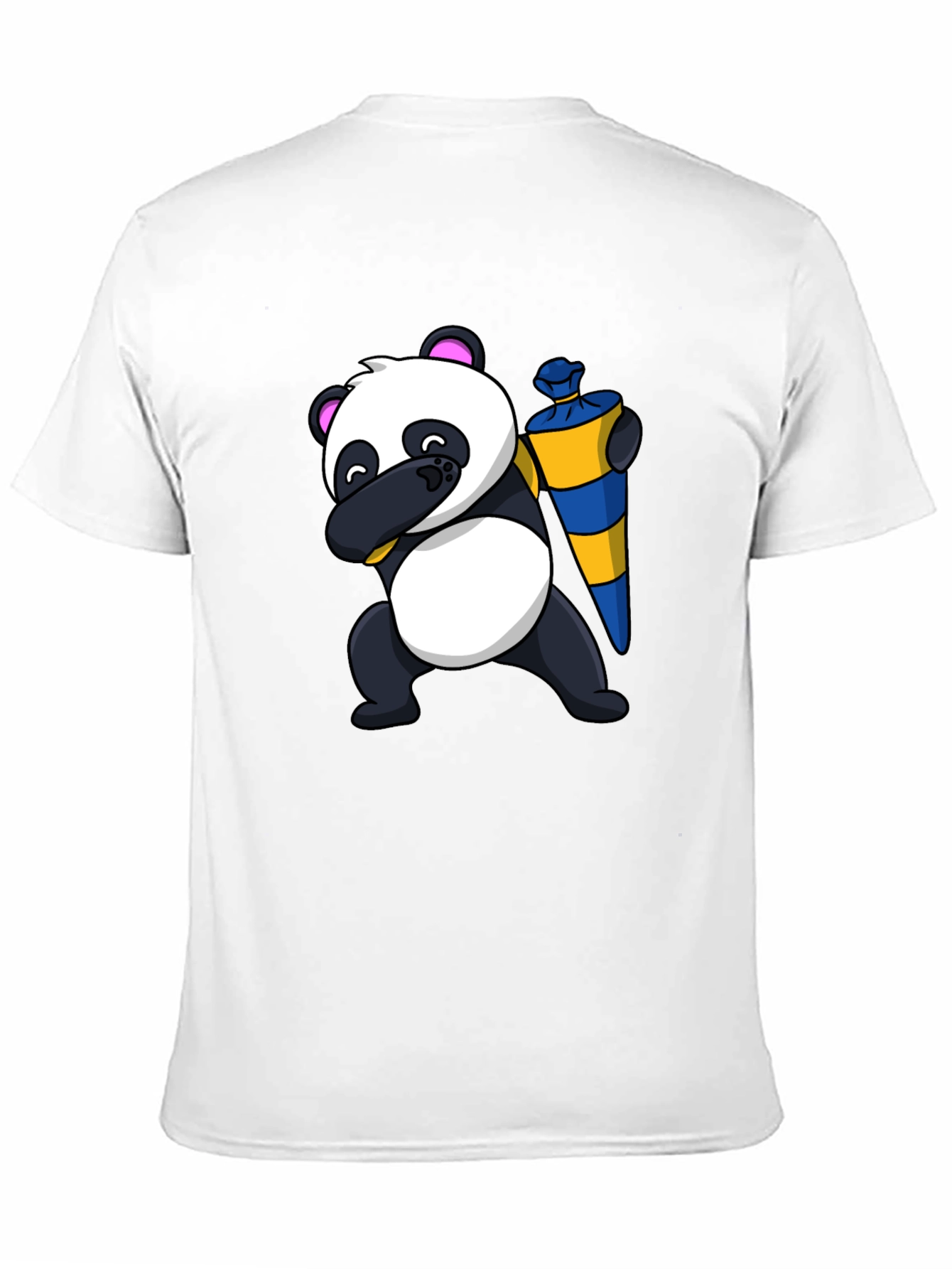 Panda Dab School Cone T-Shirt