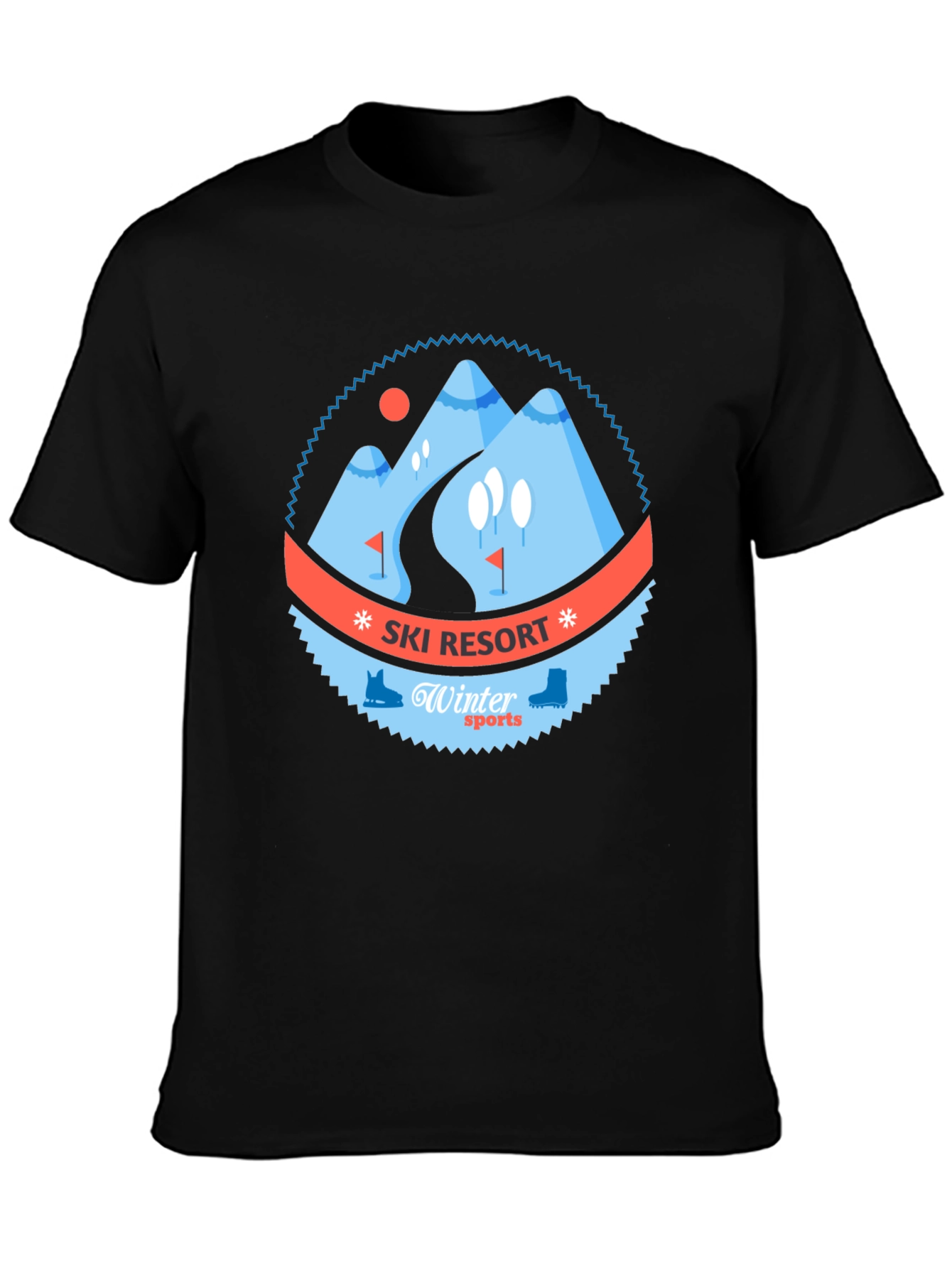 Ski Resort Winter Sports Graphic Tee