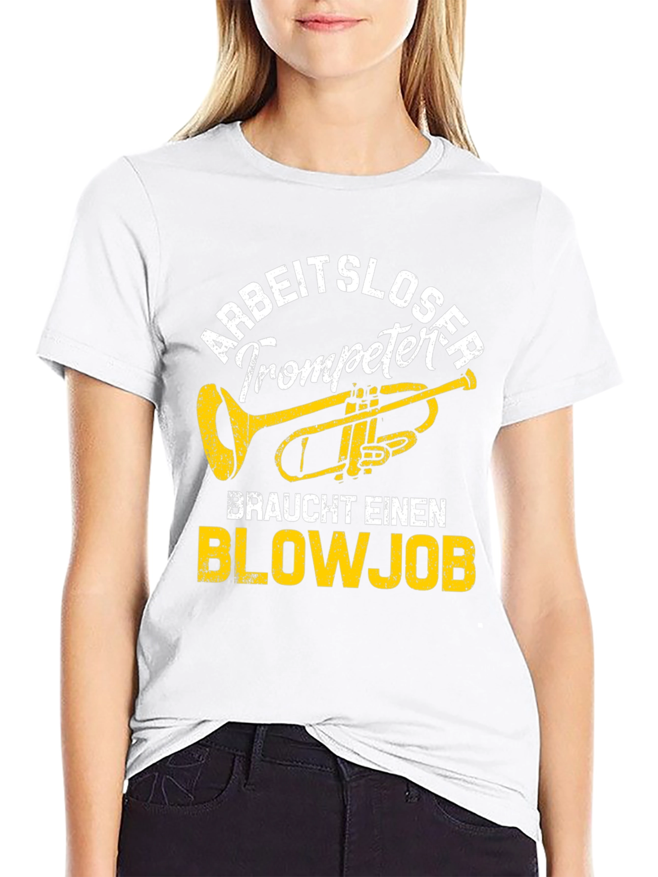 Arbeitsloser Trompeter Blowjob T-Shirt