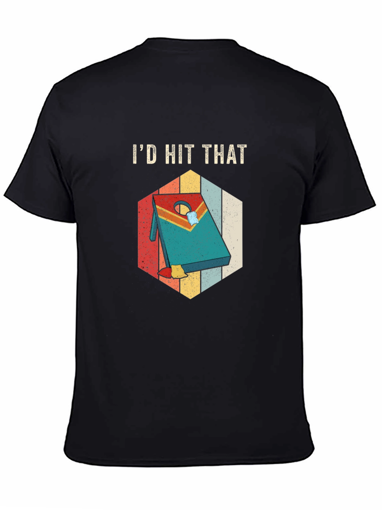 Id Hit That Cornhole T-Shirt Funny Cornhole Tee