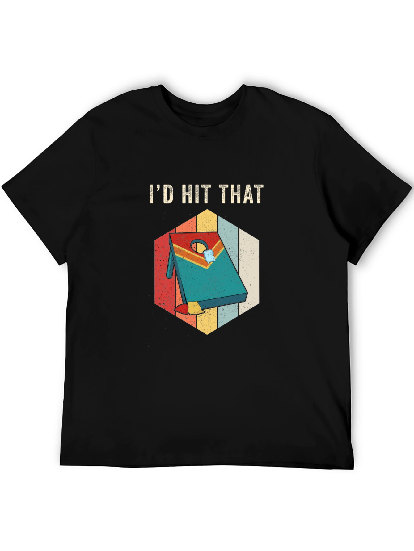 Id Hit That Cornhole T-Shirt Funny Cornhole Tee