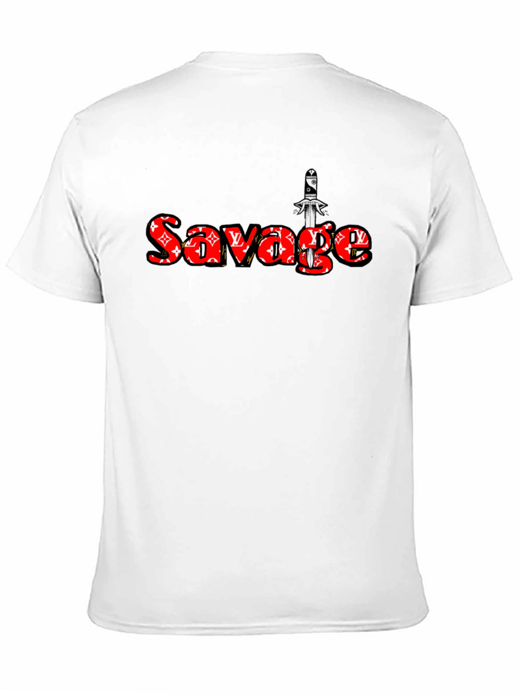 Savage Graphic Print Black T-Shirt