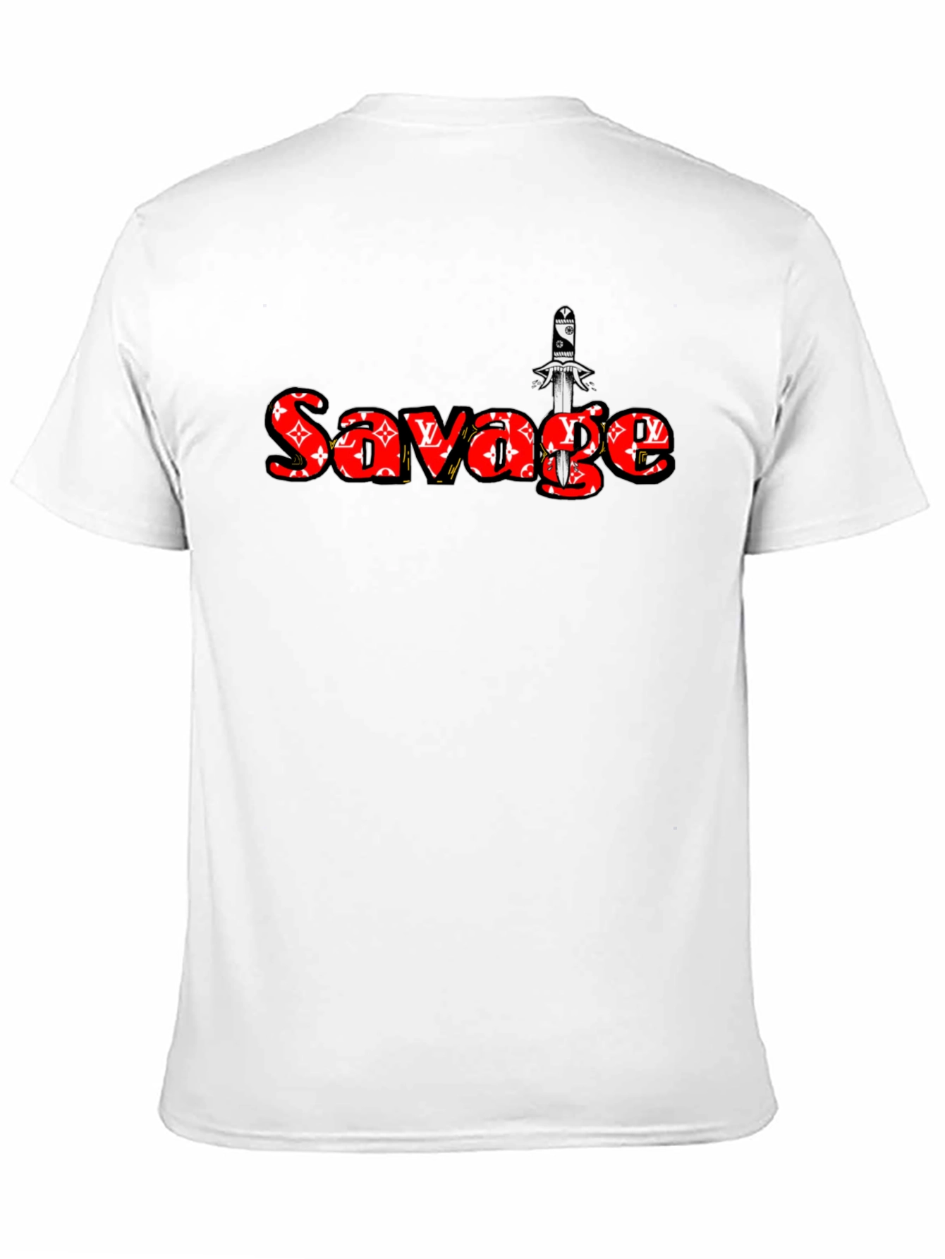 Savage Graphic Print Black T-Shirt