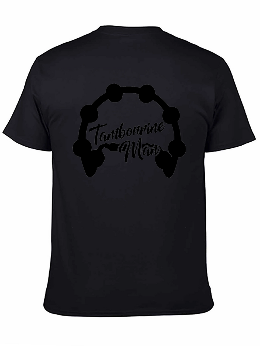 Tambourine Man Graphic Tee - Music Lovers Shirt