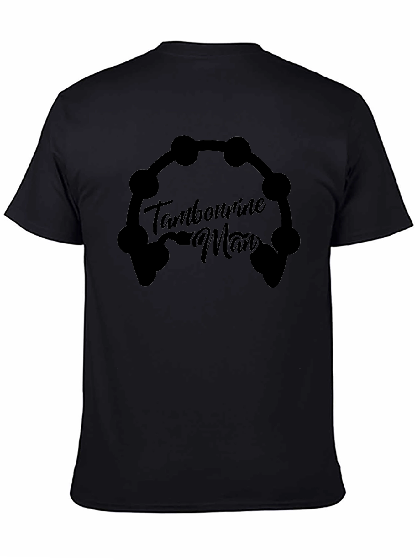 Tambourine Man Graphic Tee - Music Lovers Shirt