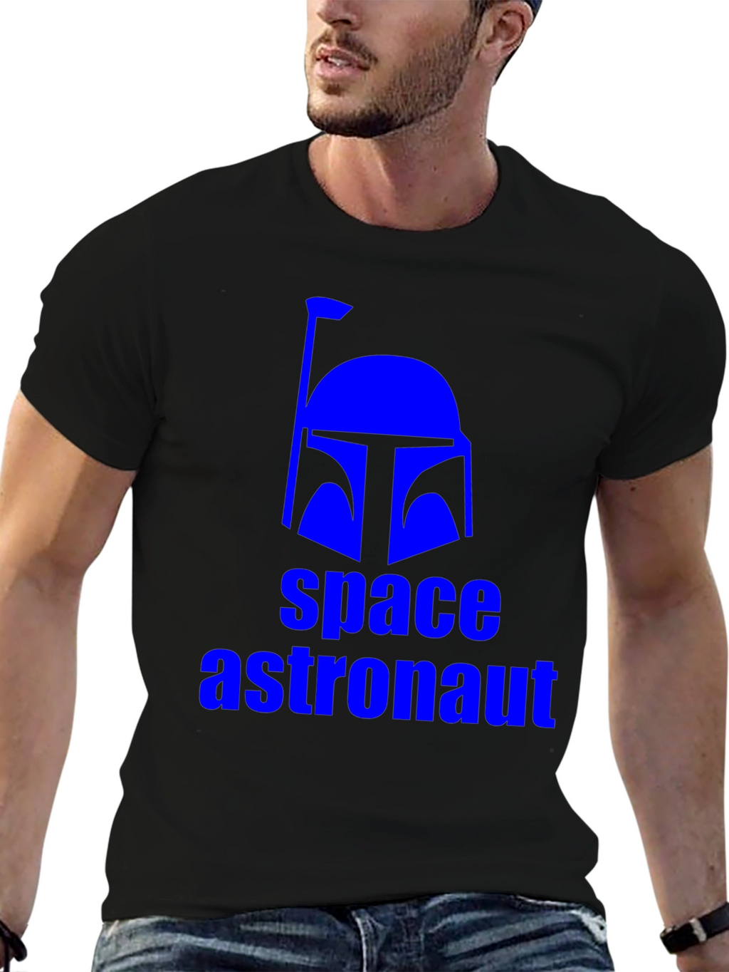 Space Astronaut Helmet T-Shirt - Bold Graphic Tee