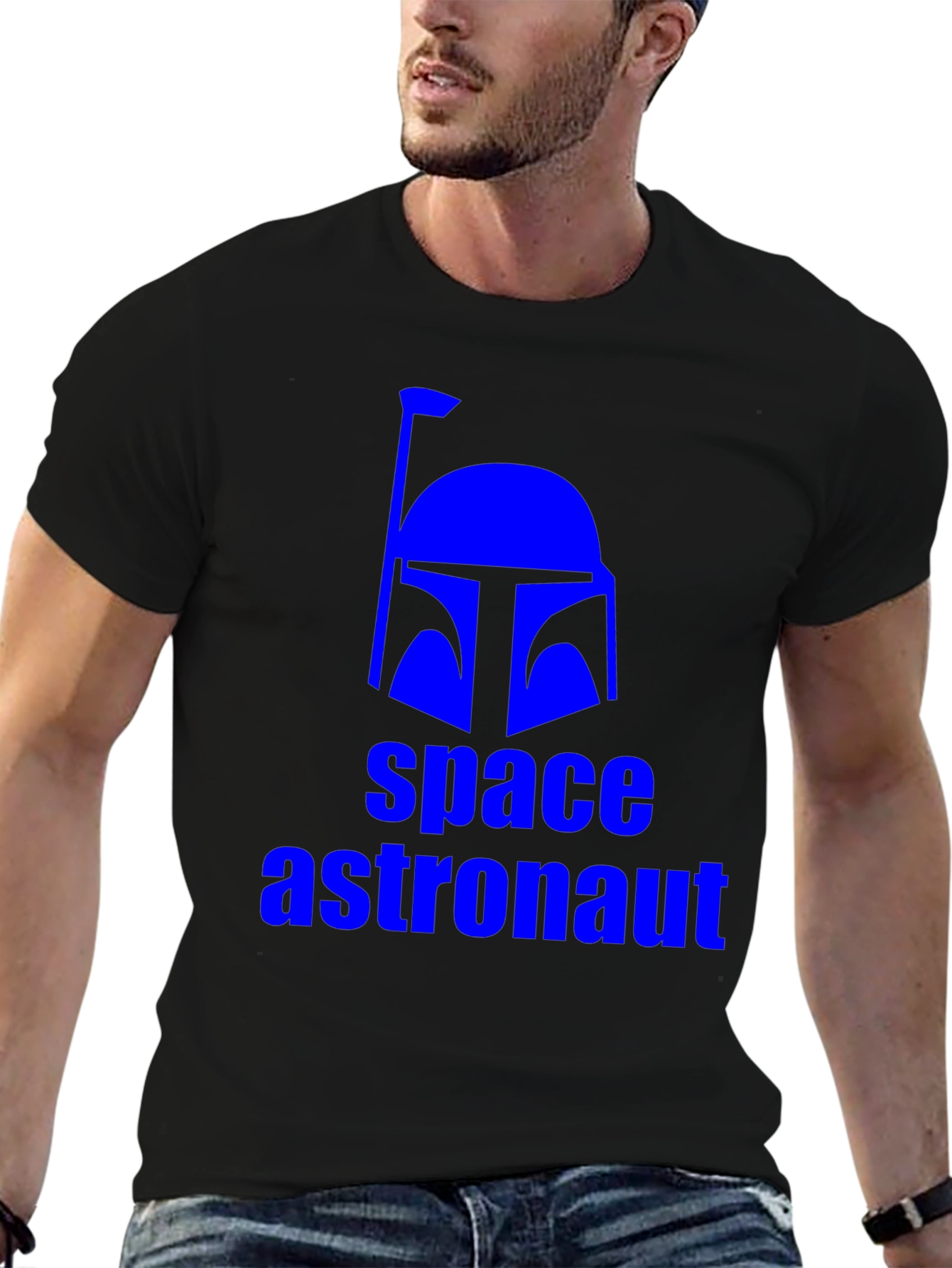 Space Astronaut Helmet T-Shirt - Bold Graphic Tee