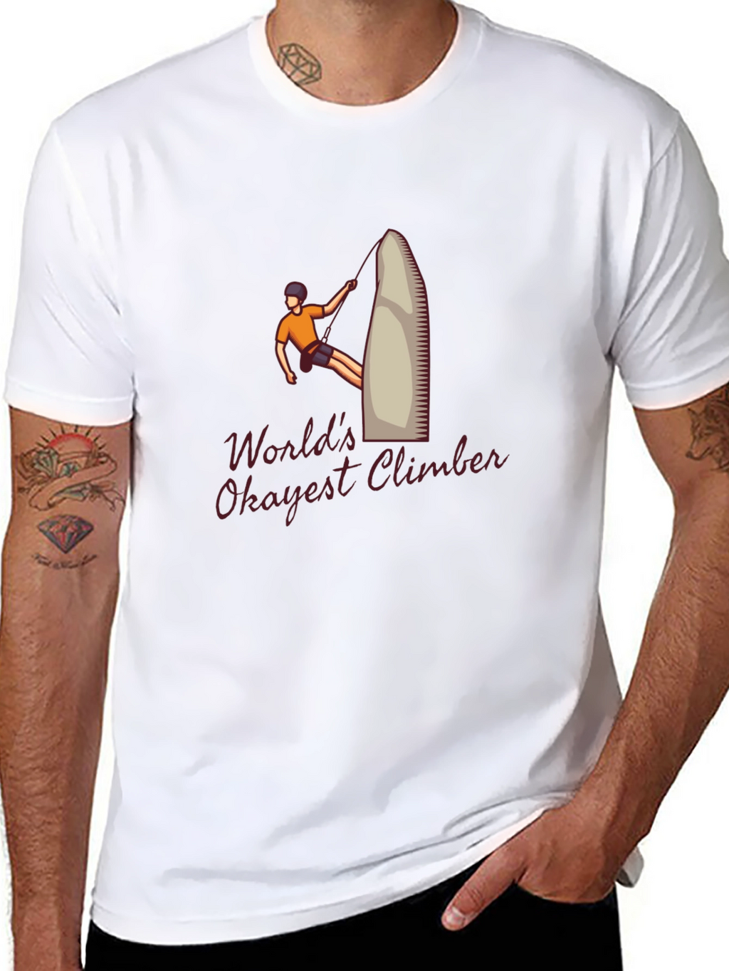 Okayest Climber Graphic T-Shirt