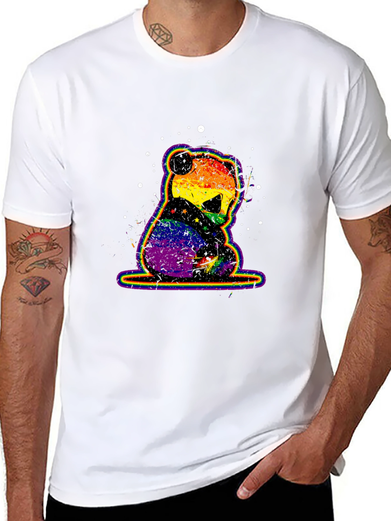 Rainbow Pride Panda Bear T-Shirt