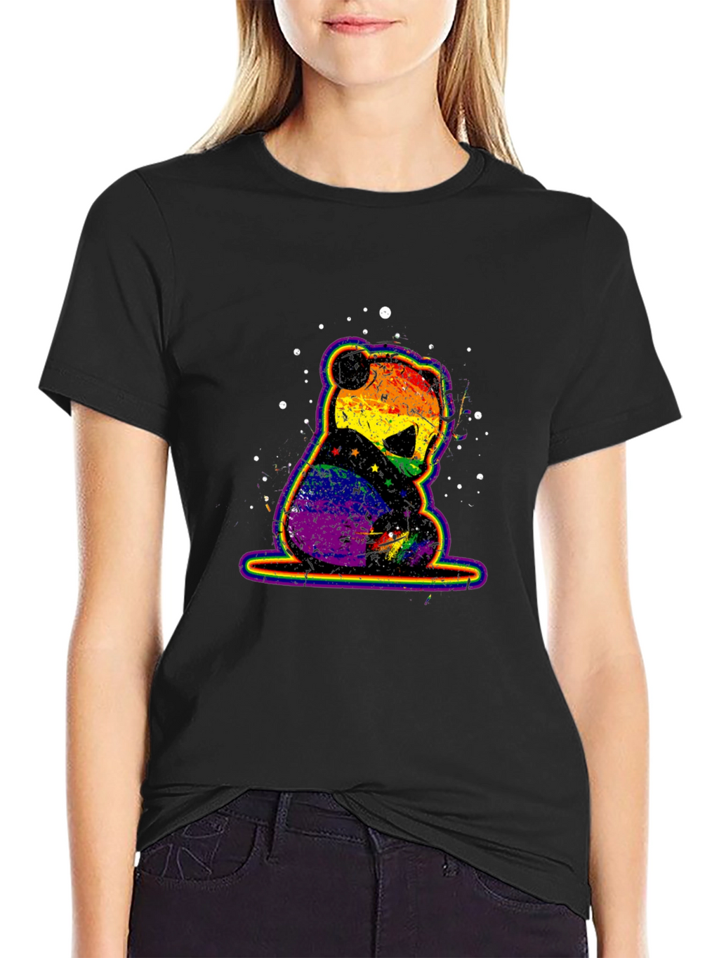 Rainbow Pride Panda Bear T-Shirt