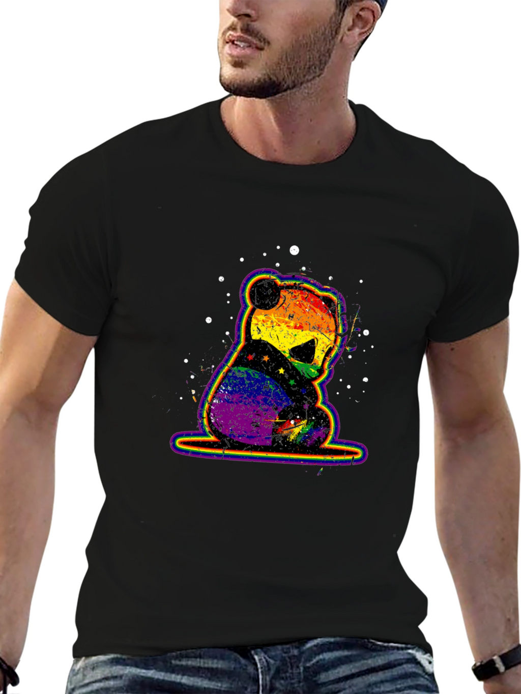 Rainbow Pride Panda Bear T-Shirt