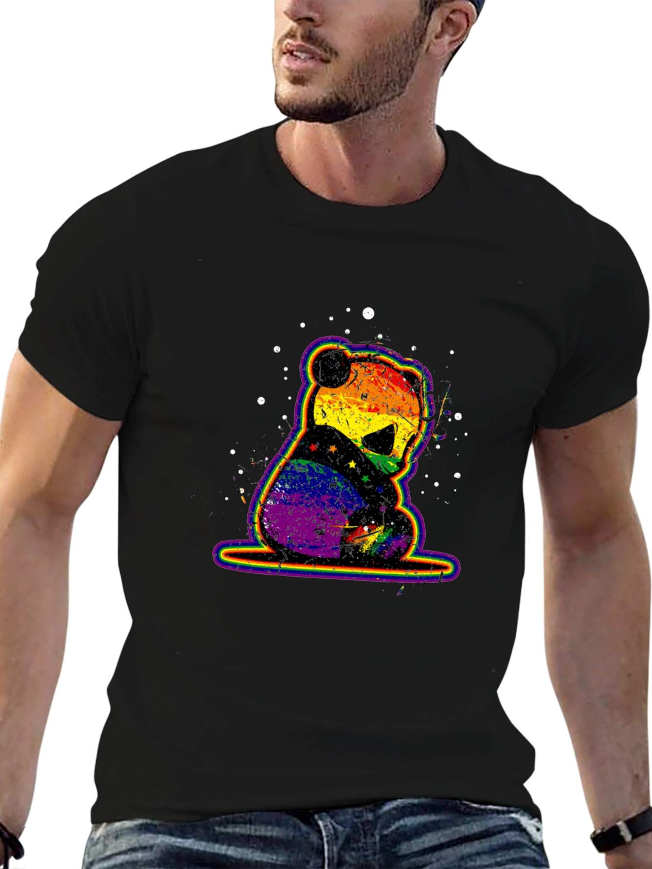 Rainbow Pride Panda Bear T-Shirt