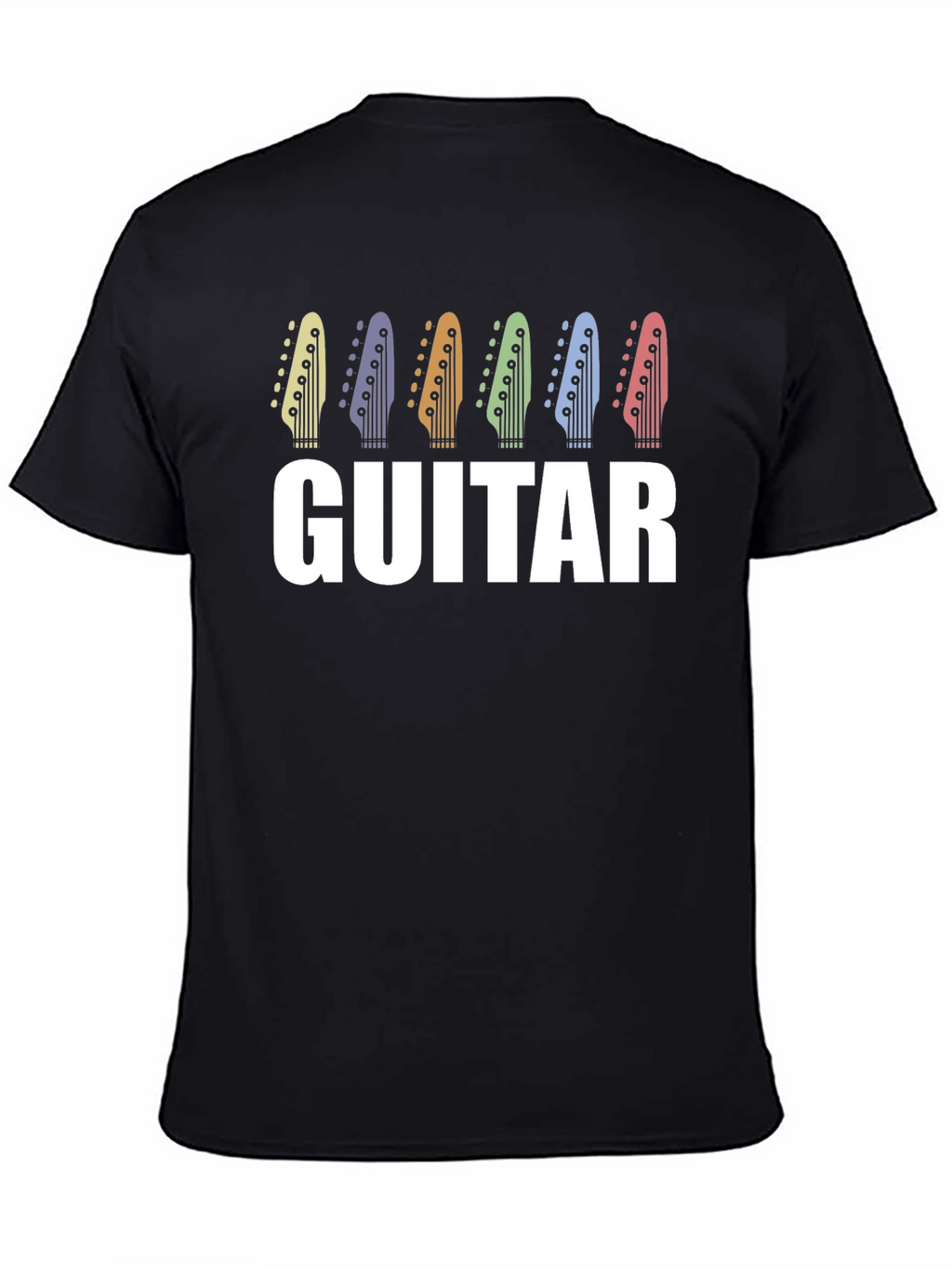 Guitar Headstock T-Shirt - Musician Tee