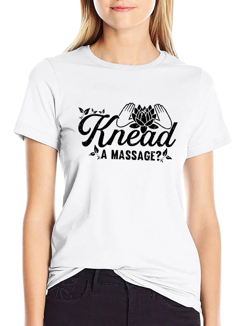 Knead a Massage T-Shirt - Black Graphic Tee
