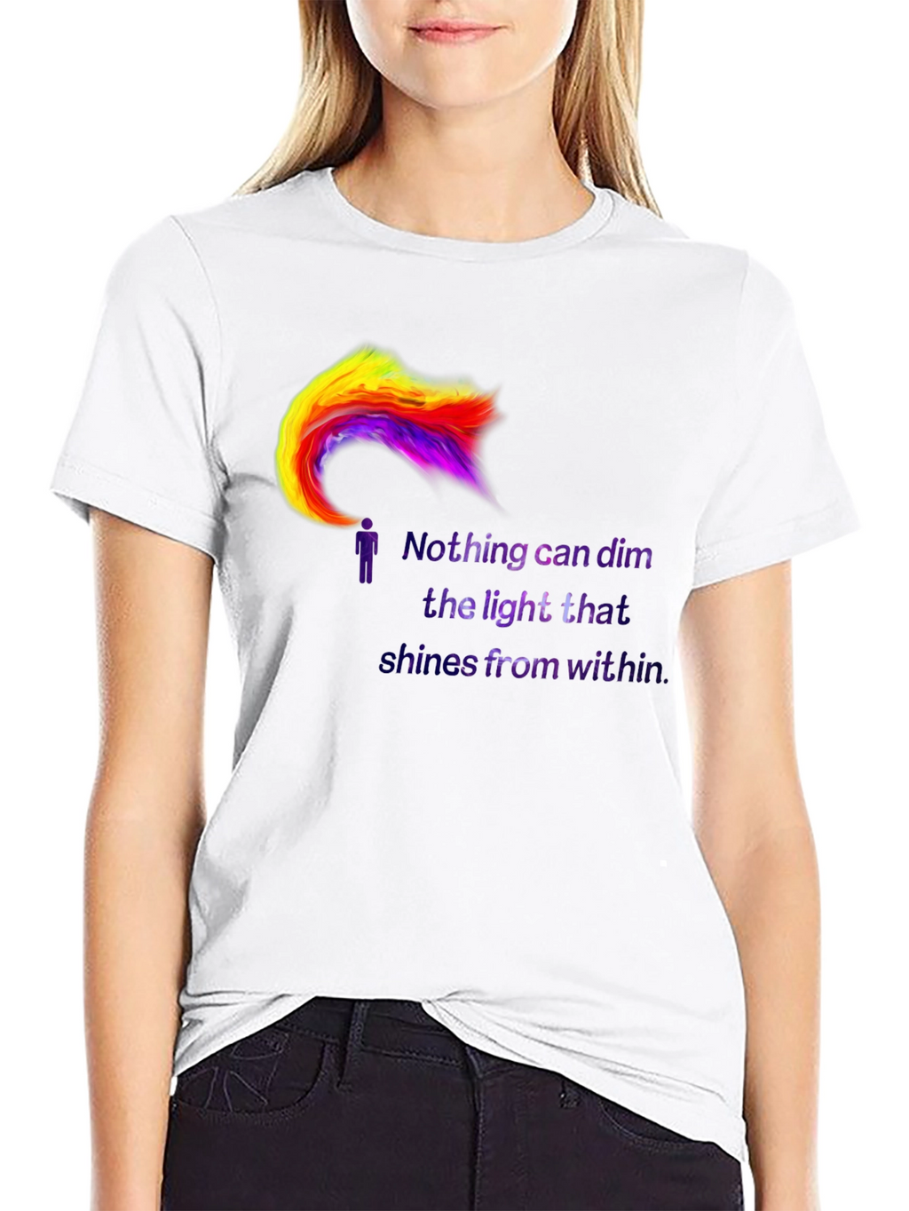 Inspirational Light Within Graphic T-Shirt
