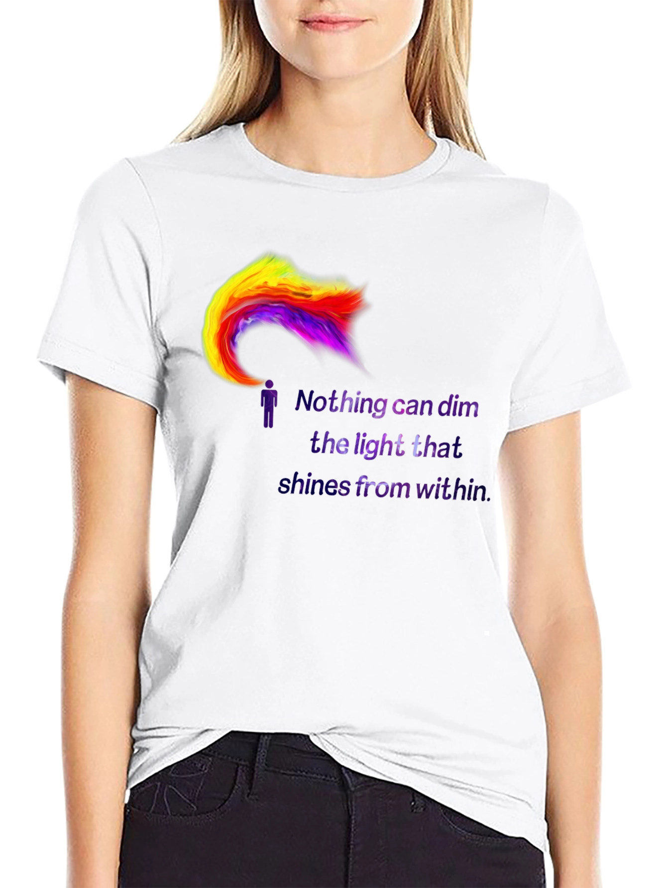 Inspirational Light Within Graphic T-Shirt