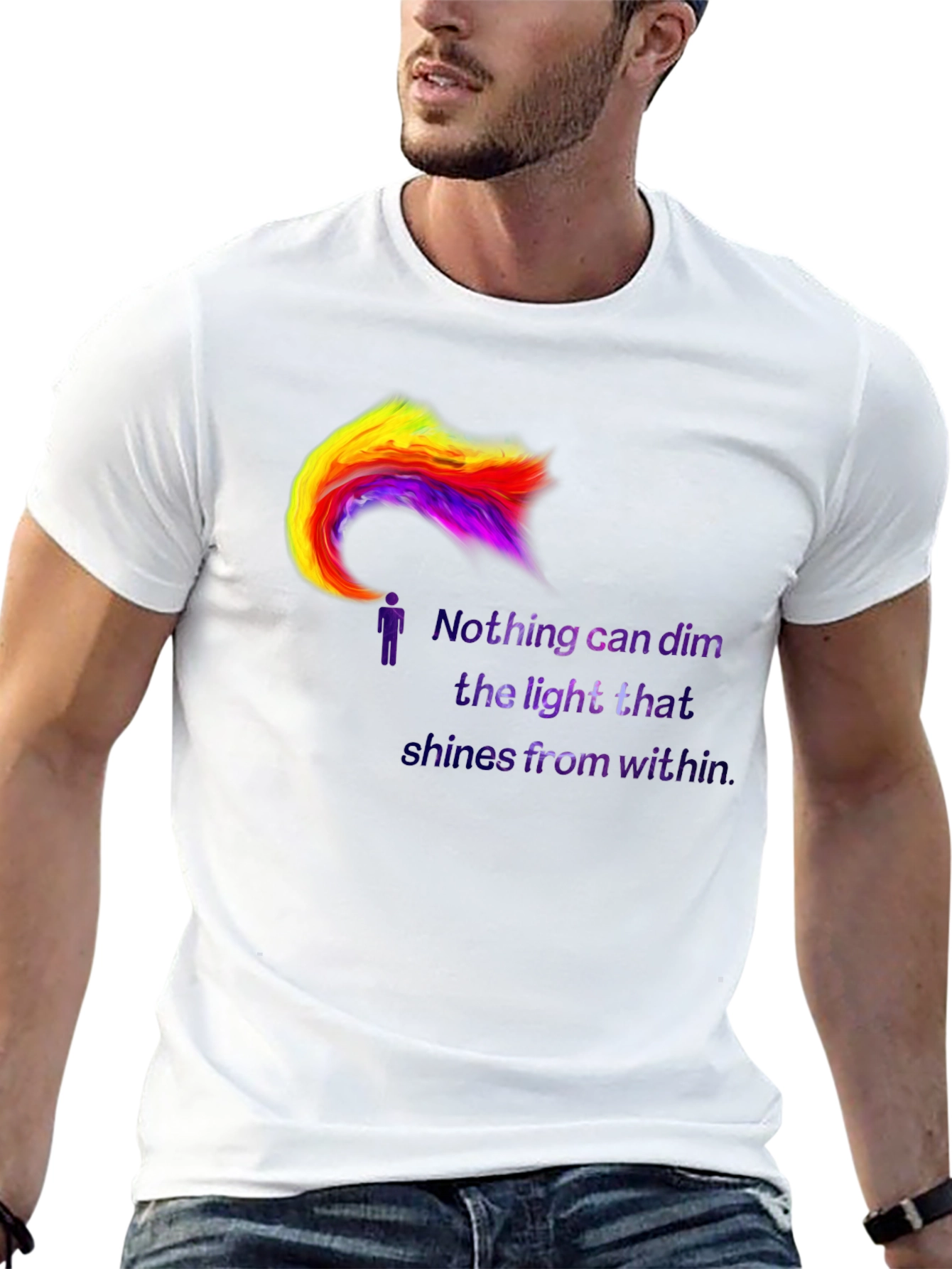 Inspirational Light Within Graphic T-Shirt