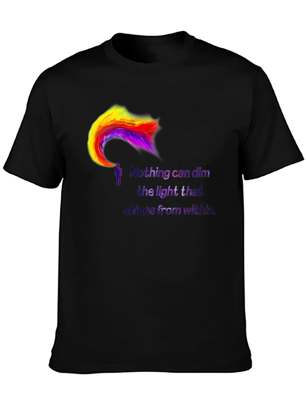 Inspirational Light Within Graphic T-Shirt