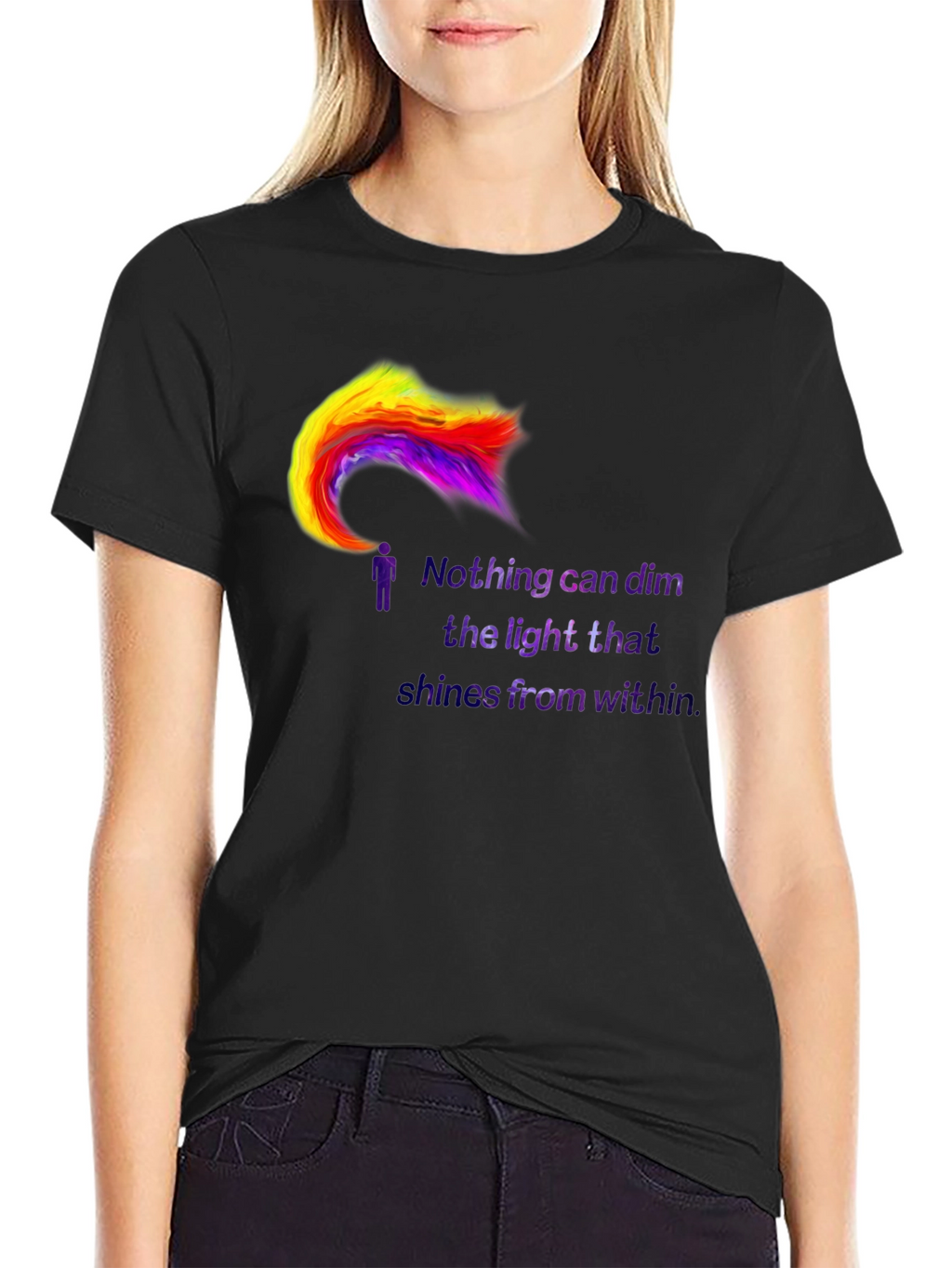 Inspirational Light Within Graphic T-Shirt
