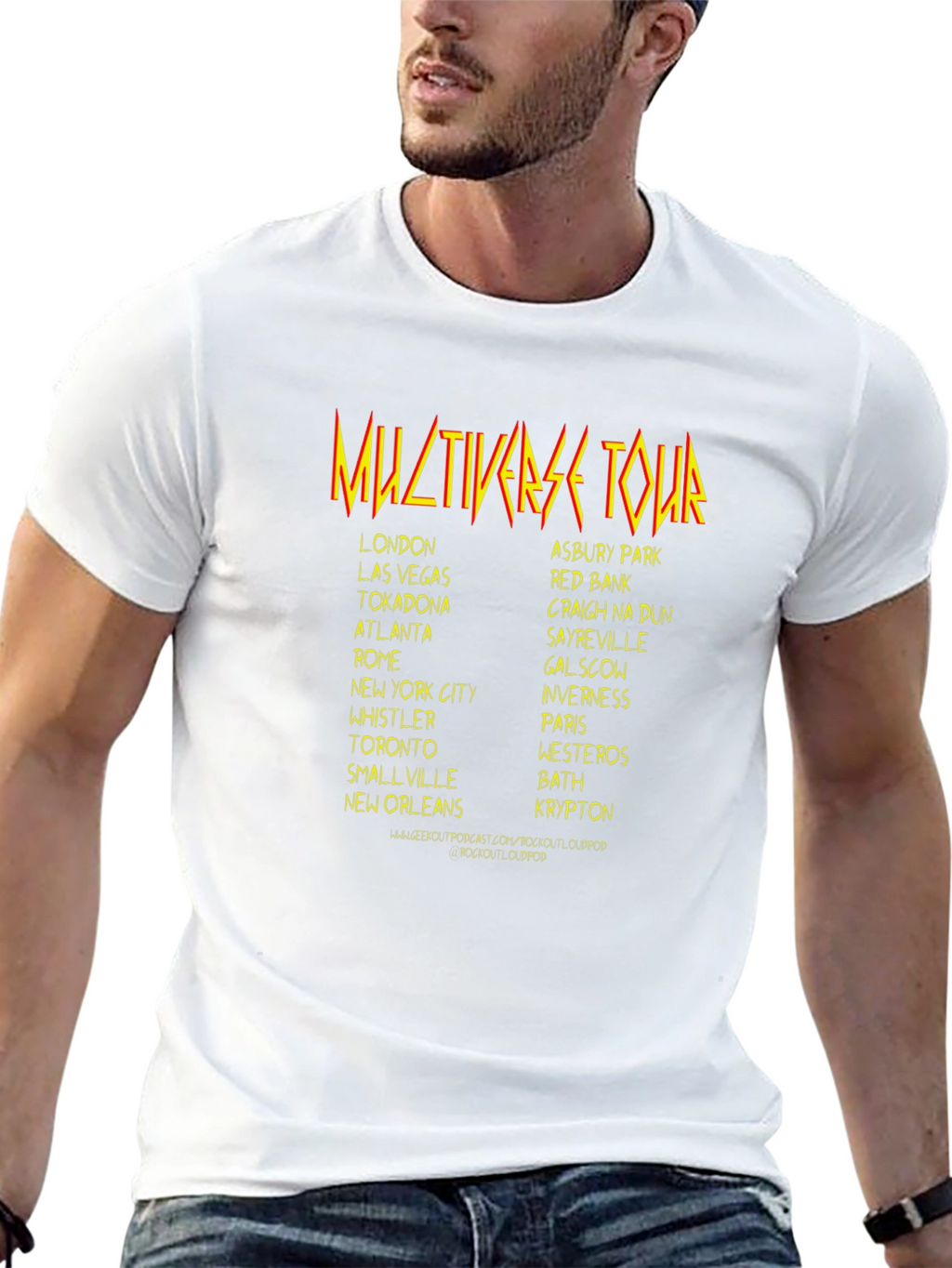 Multiverse Tour Black Graphic T-Shirt